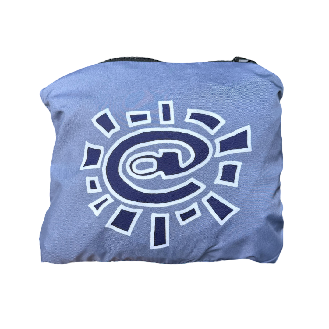 packable bandemic jacket - white flower