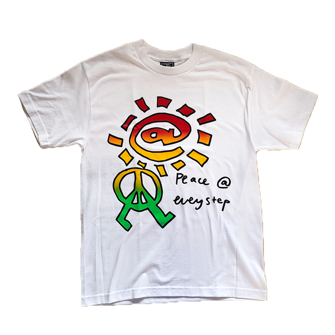 peace t-shirt white