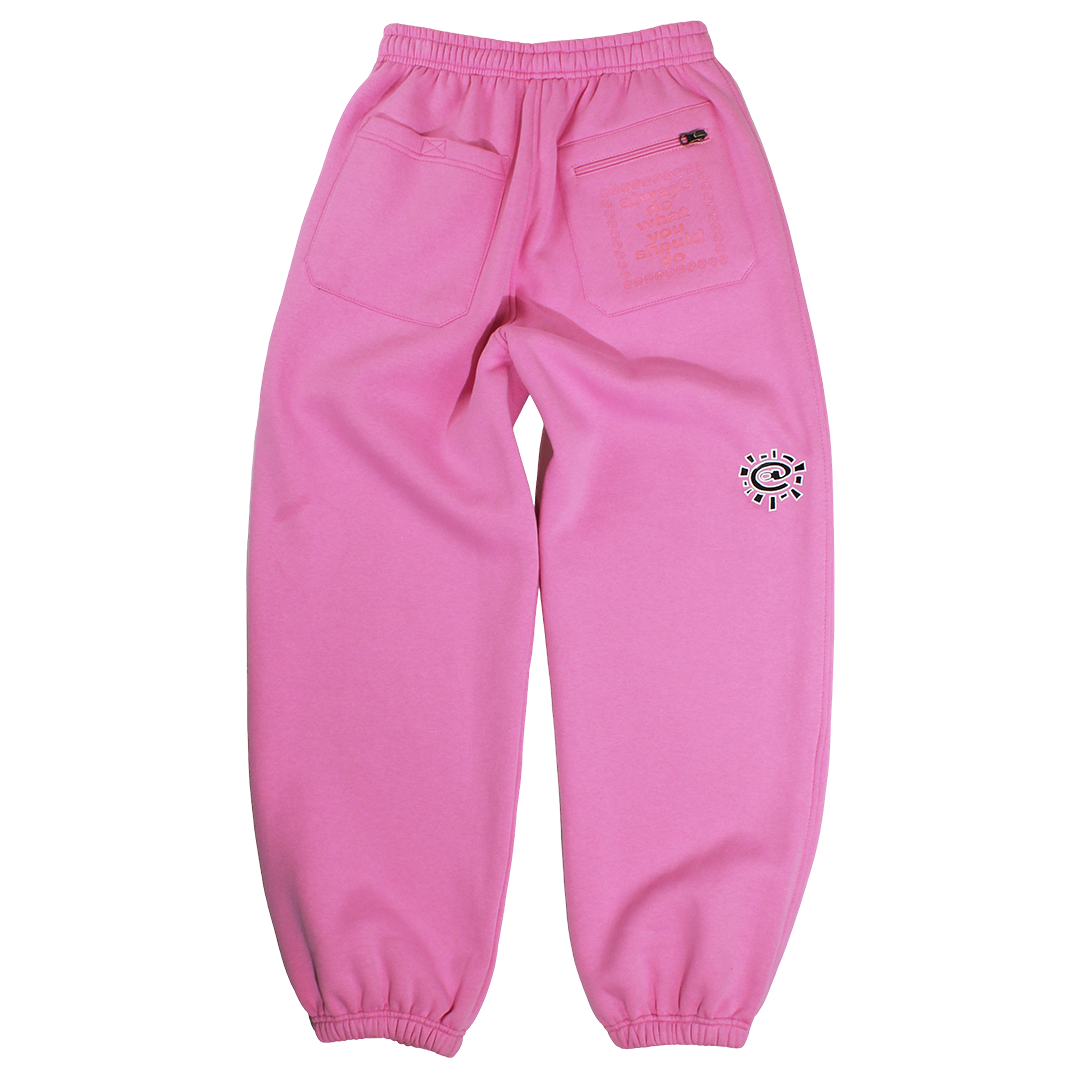 rel@xed light pink jogger