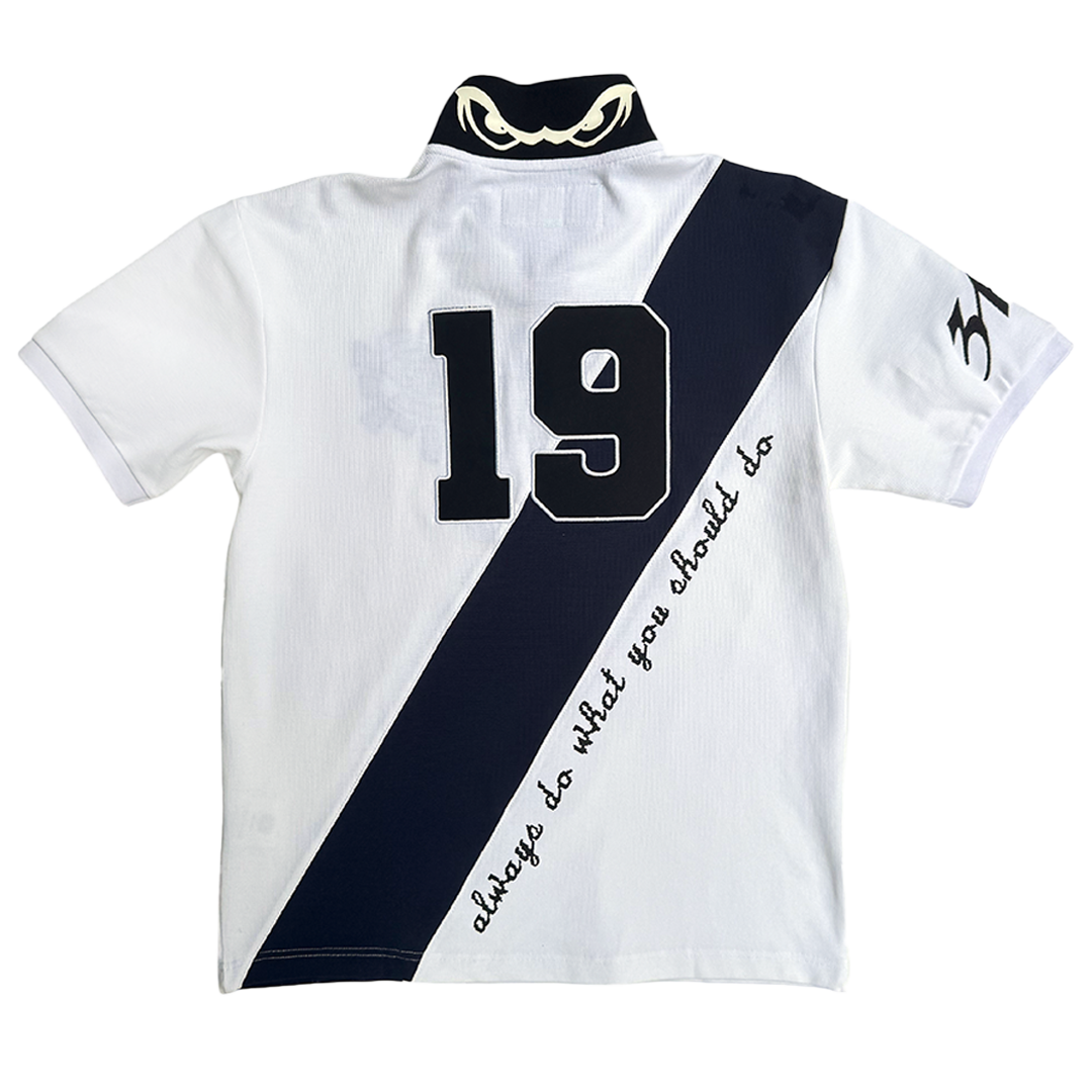 higher educated polo - white