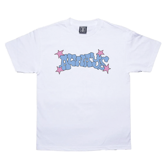 pum tshirt - blue / pink