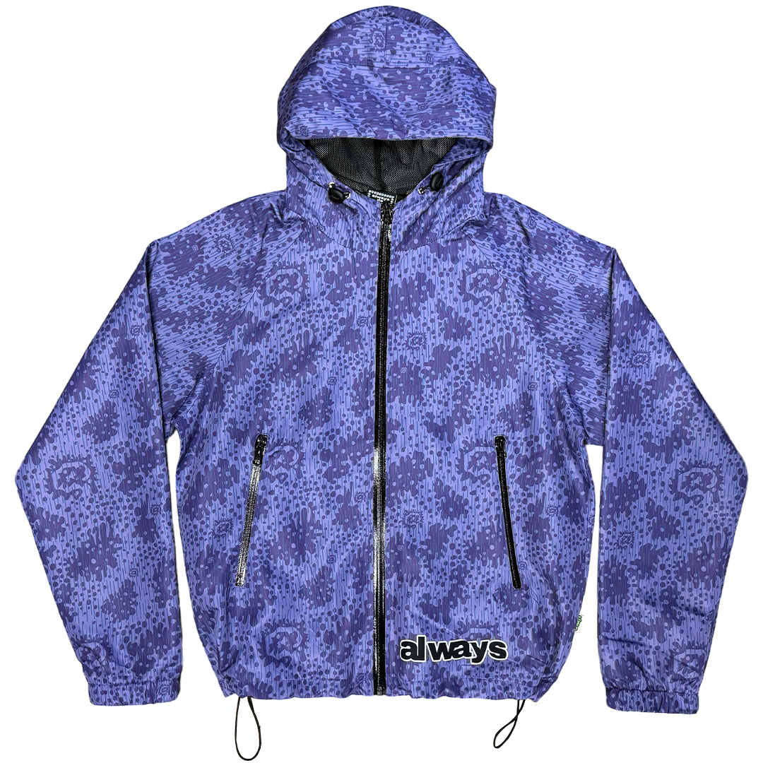 purple c@mo bandemic jacket