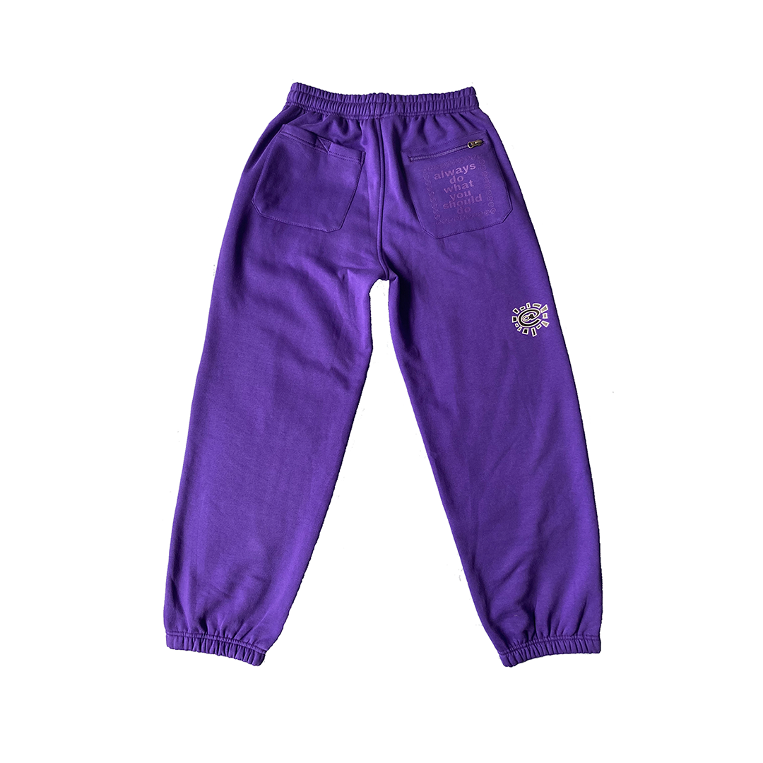 rel@xed purple jogger