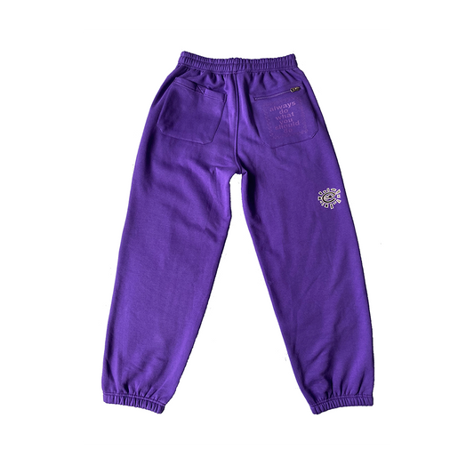 rel@xed purple jogger