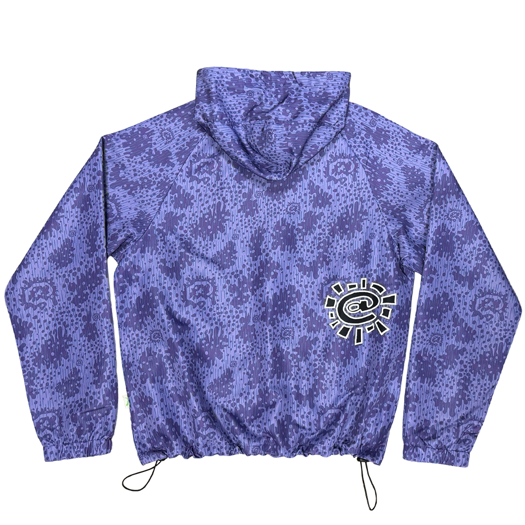 purple c@mo bandemic jacket