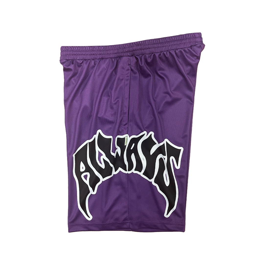 mayhem court short - purple