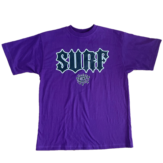 surf logo tshirt - purple