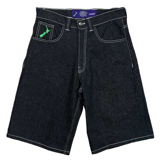 heavy duty unisex denim shorts - @ sun