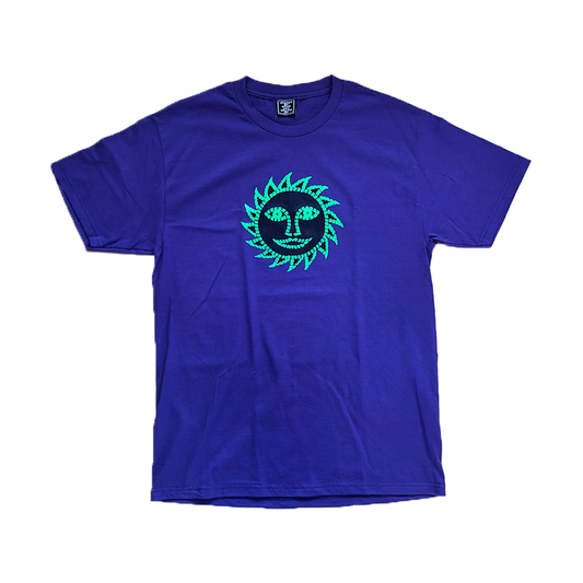 reading sun t-shirt purple