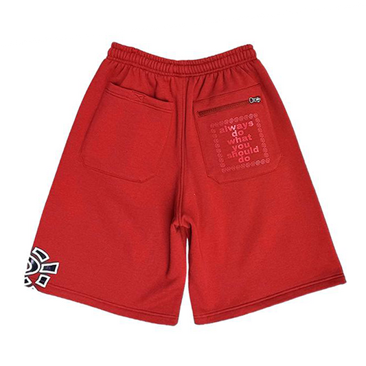 relaxed @sun jogger shorts - red