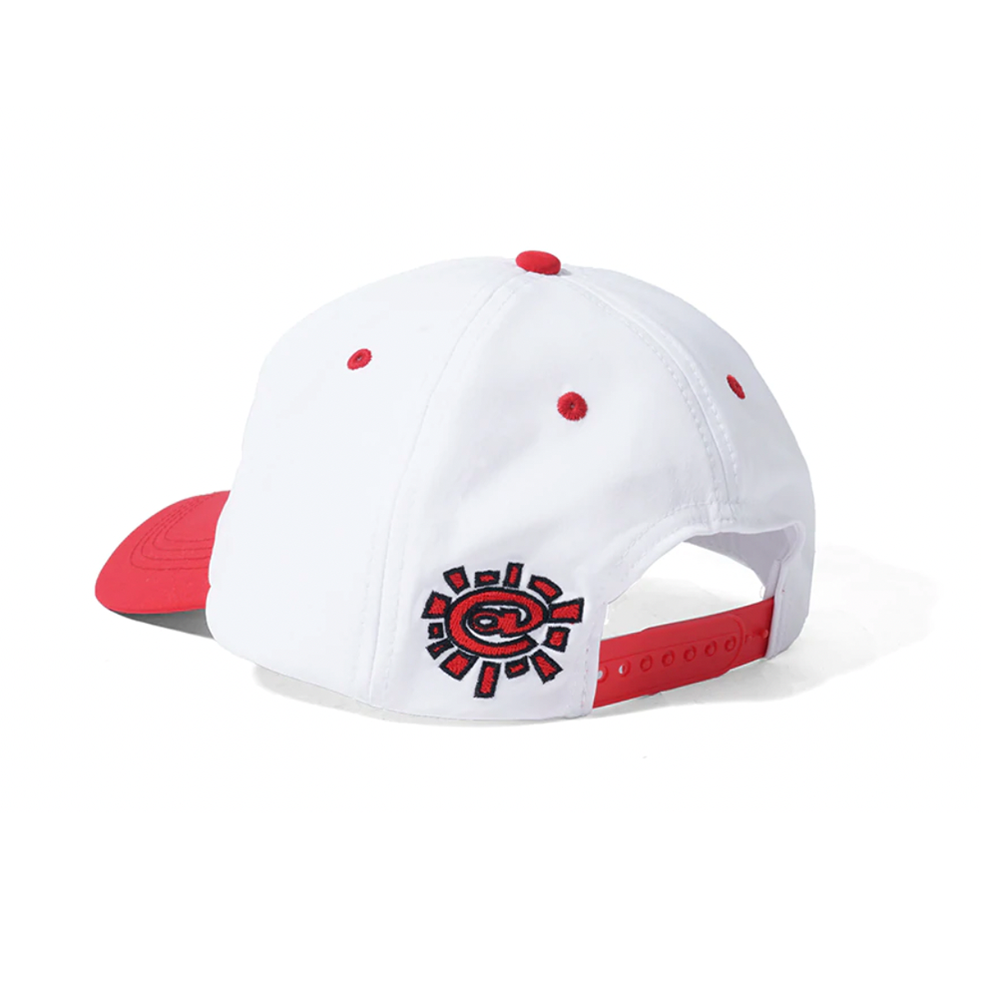 red nylon always cap