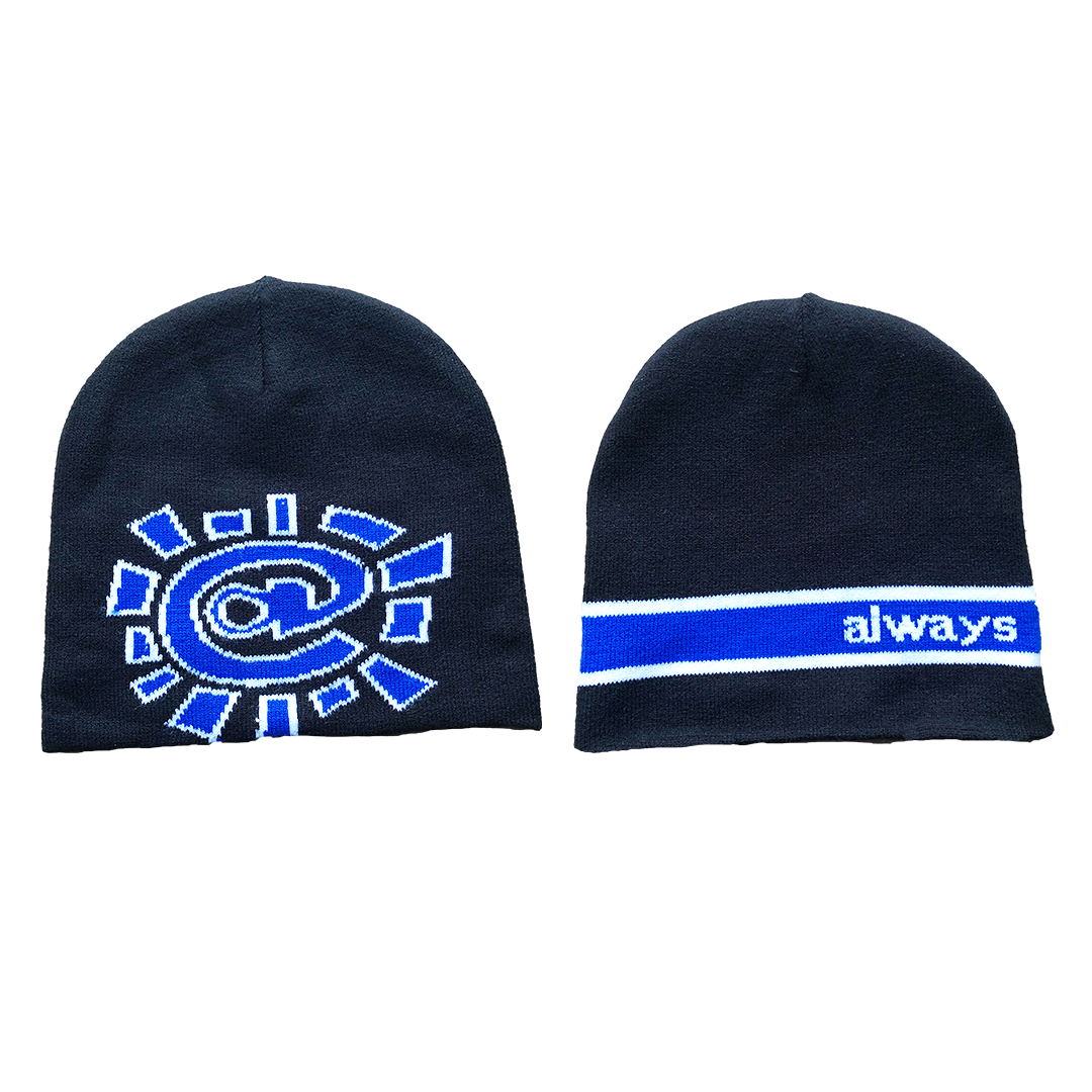 reversible no cuff beanie