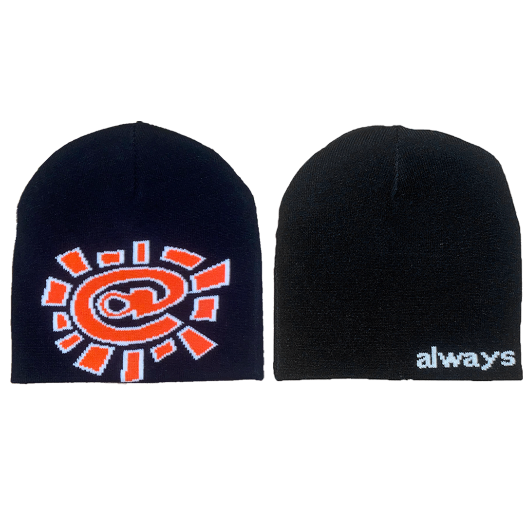 reversible no cuff beanie