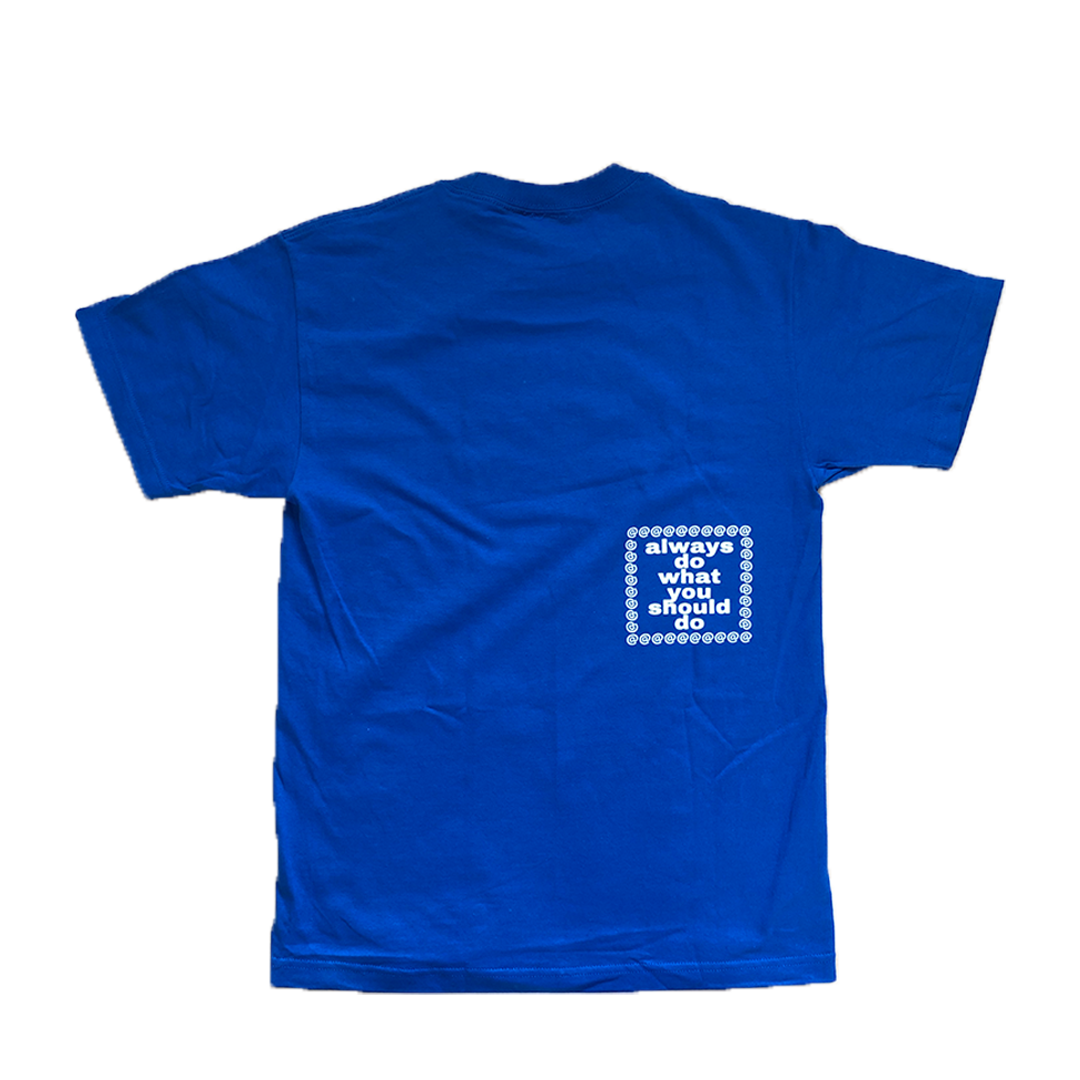 royal blue @sun t-shirt