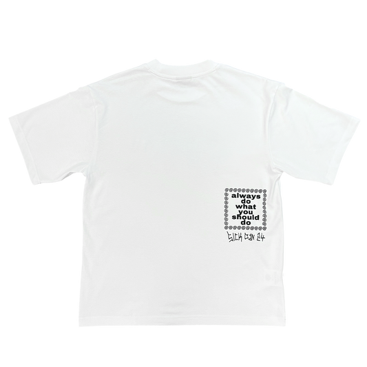 "sick dan" tshirt - white