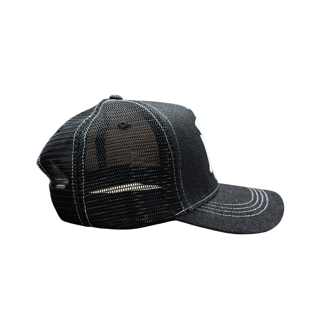 "sick dan" denim trucker cap