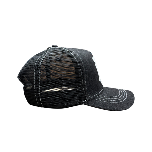 "sick dan" denim trucker cap