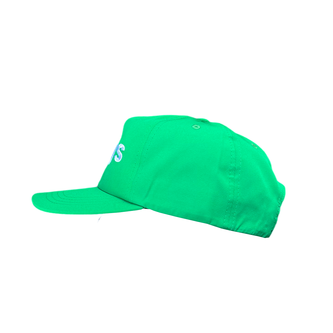 nylon always up cap - green