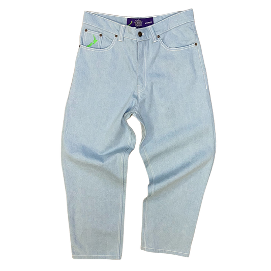 purple label heavy duty unisex denim sky blue