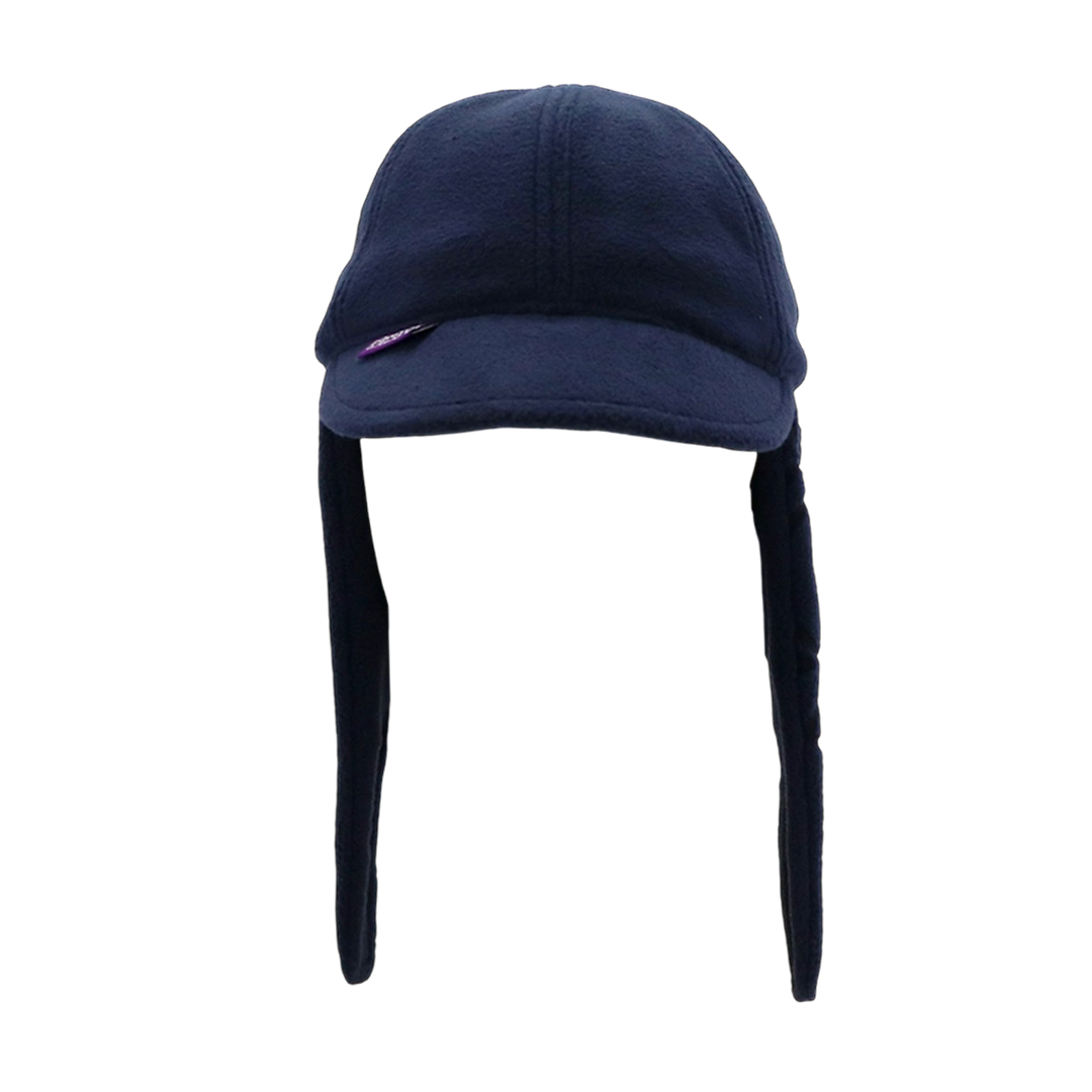 fleece trapper cap - navy