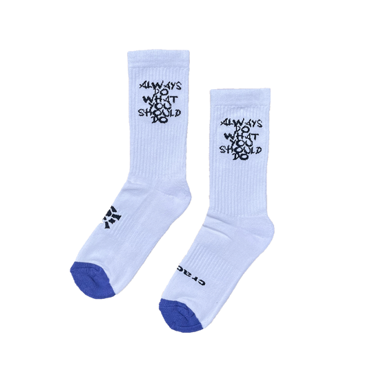 adwysd cohesive sock - white