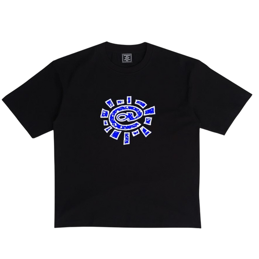 special splatter @sun tshirt - black