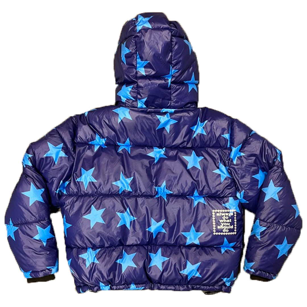 superstar puffa jacket navy