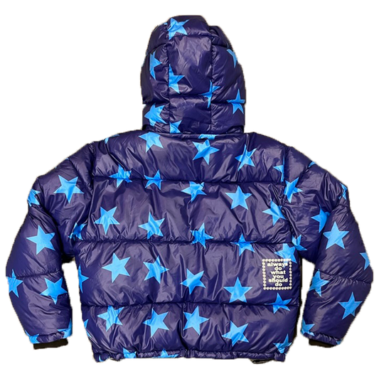 superstar puffa jacket navy