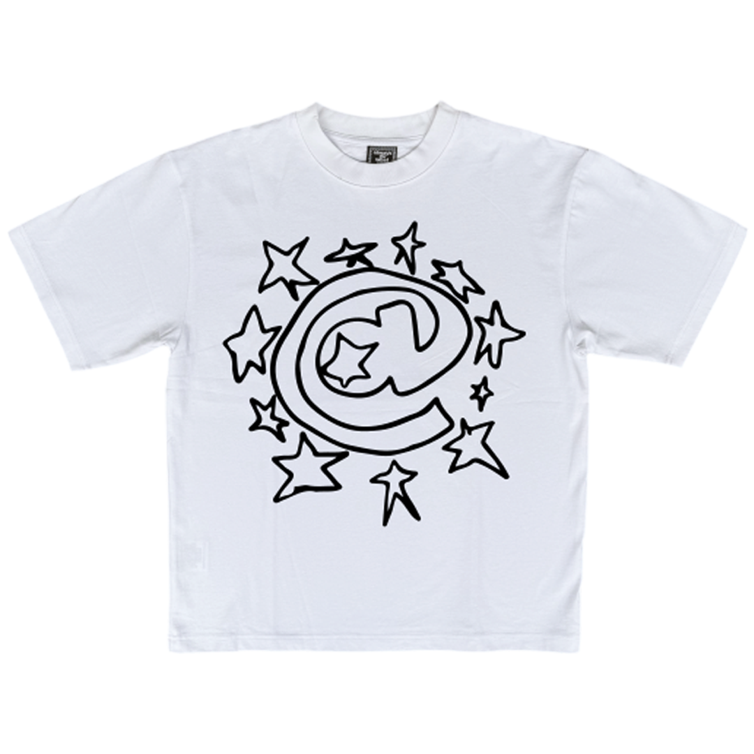 @star tshirt - white
