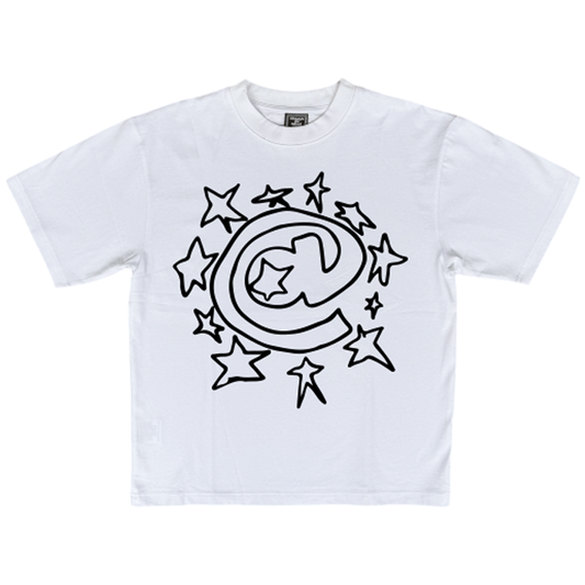 @star tshirt - white