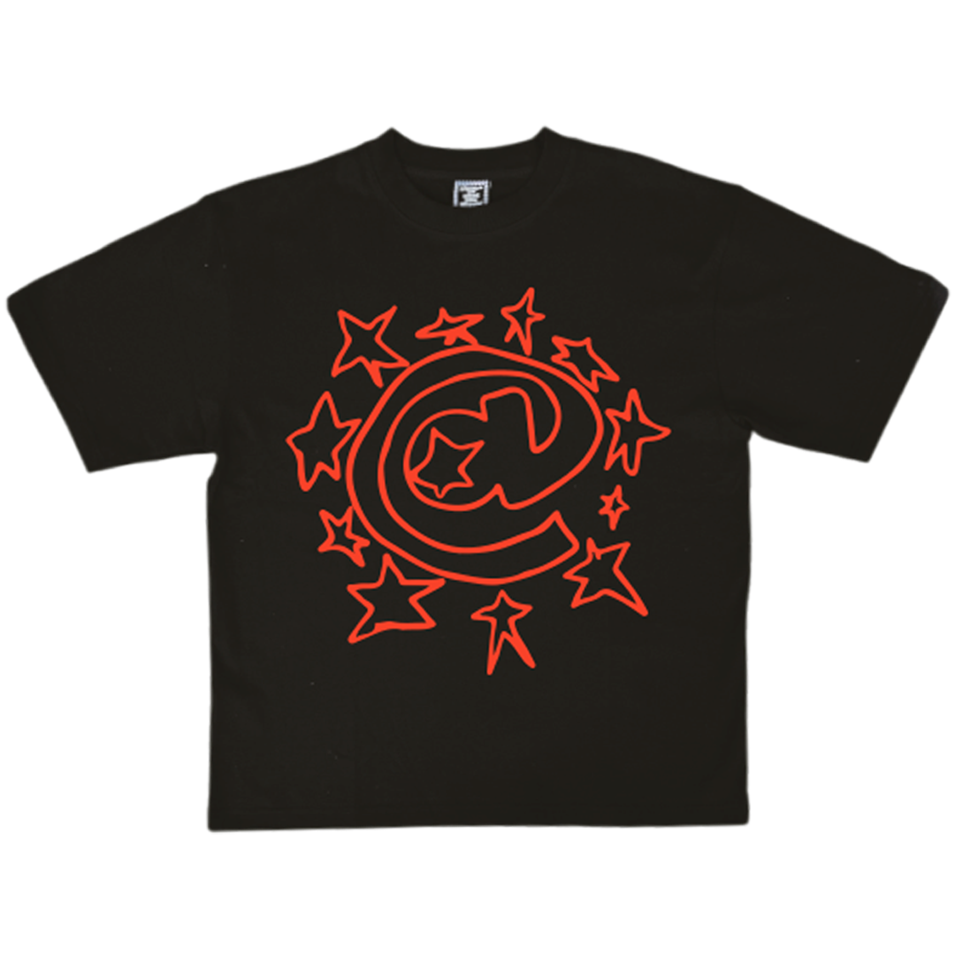 @star tshirt - black