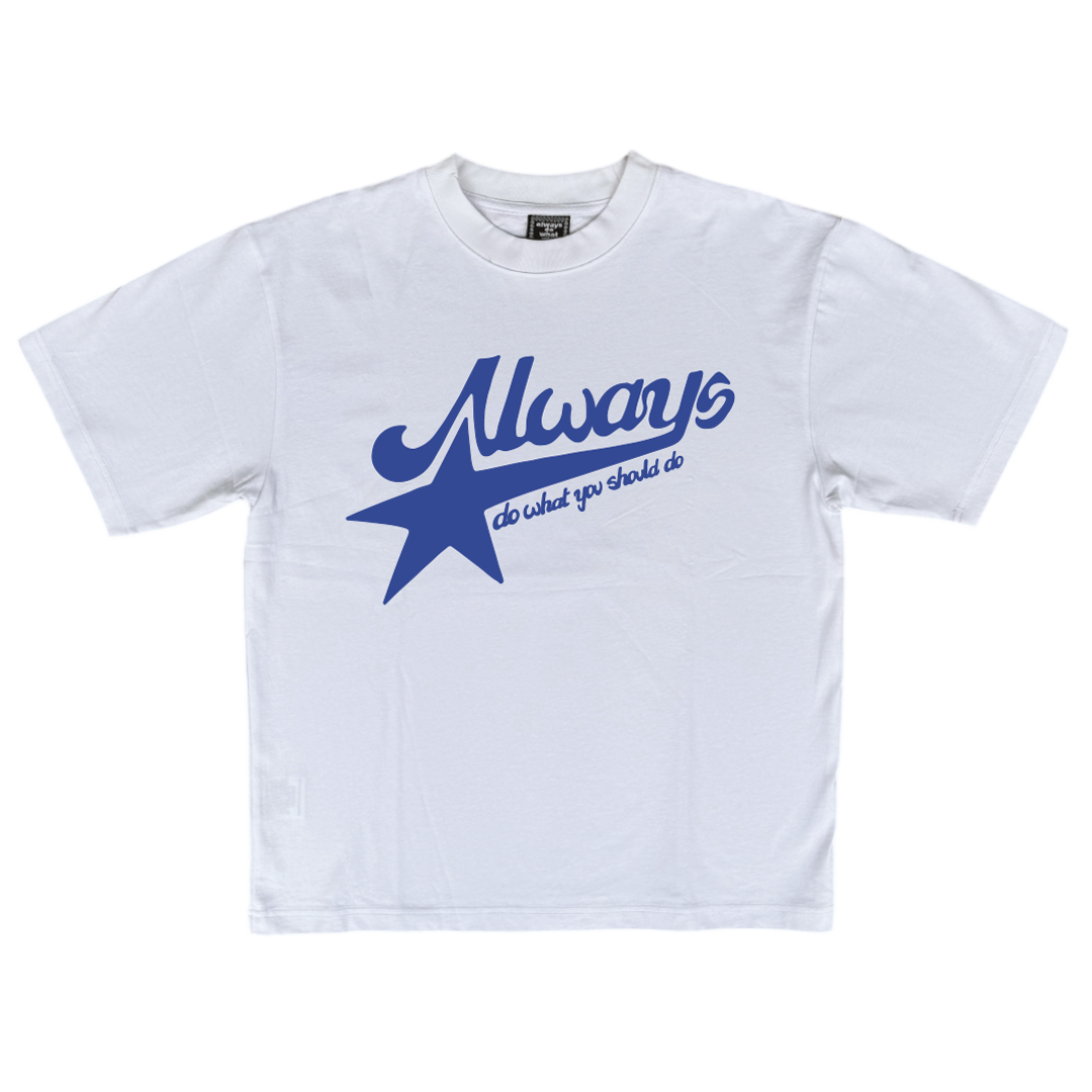 star up tshirt - white