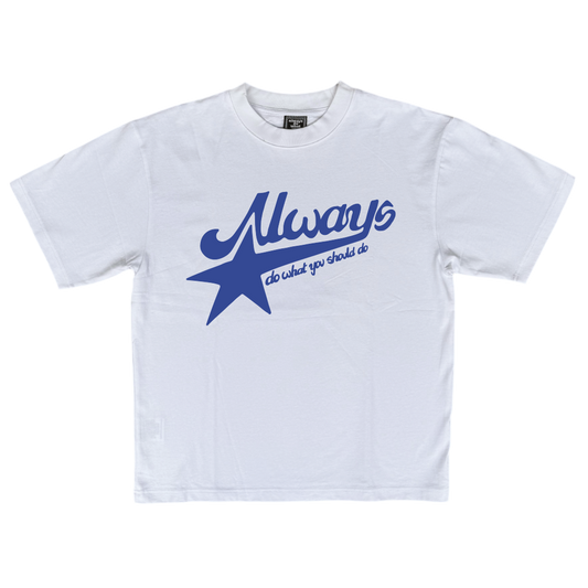 star up tshirt - white