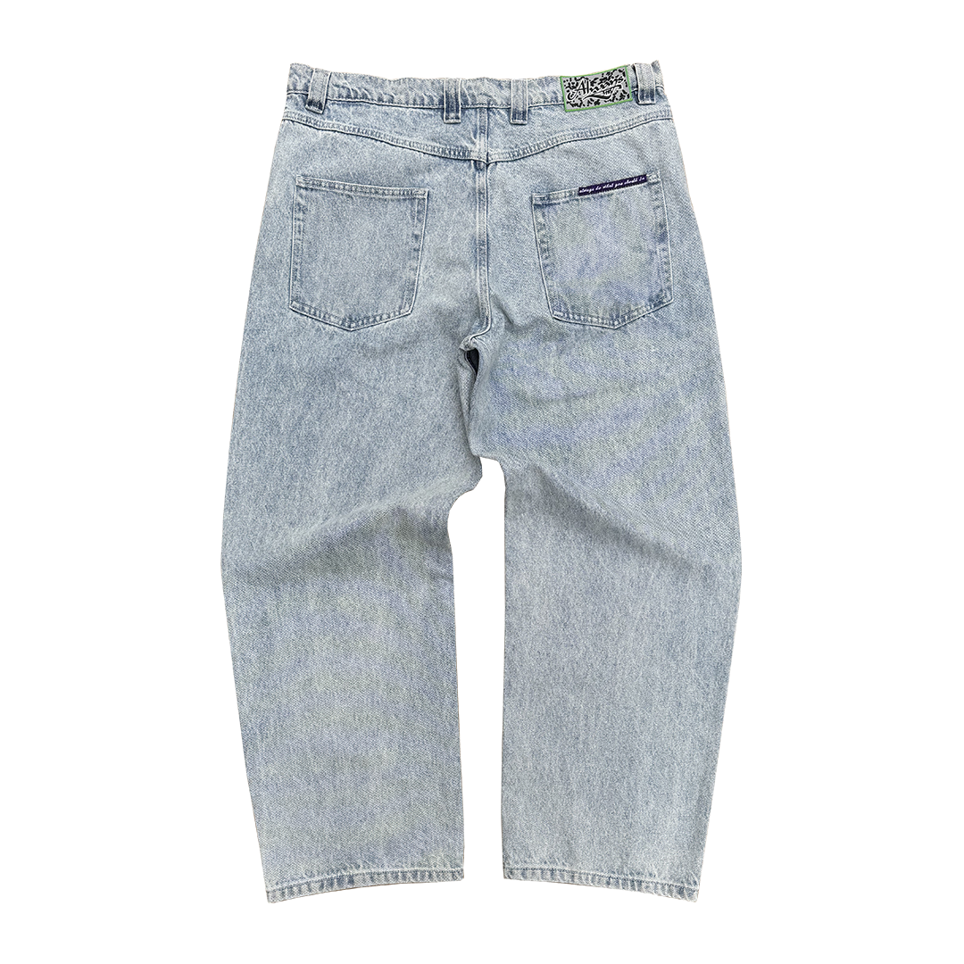 purple label inseem denim - light blue