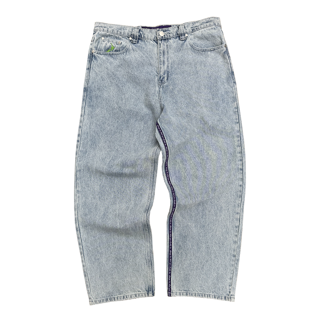 purple label inseem denim - light blue