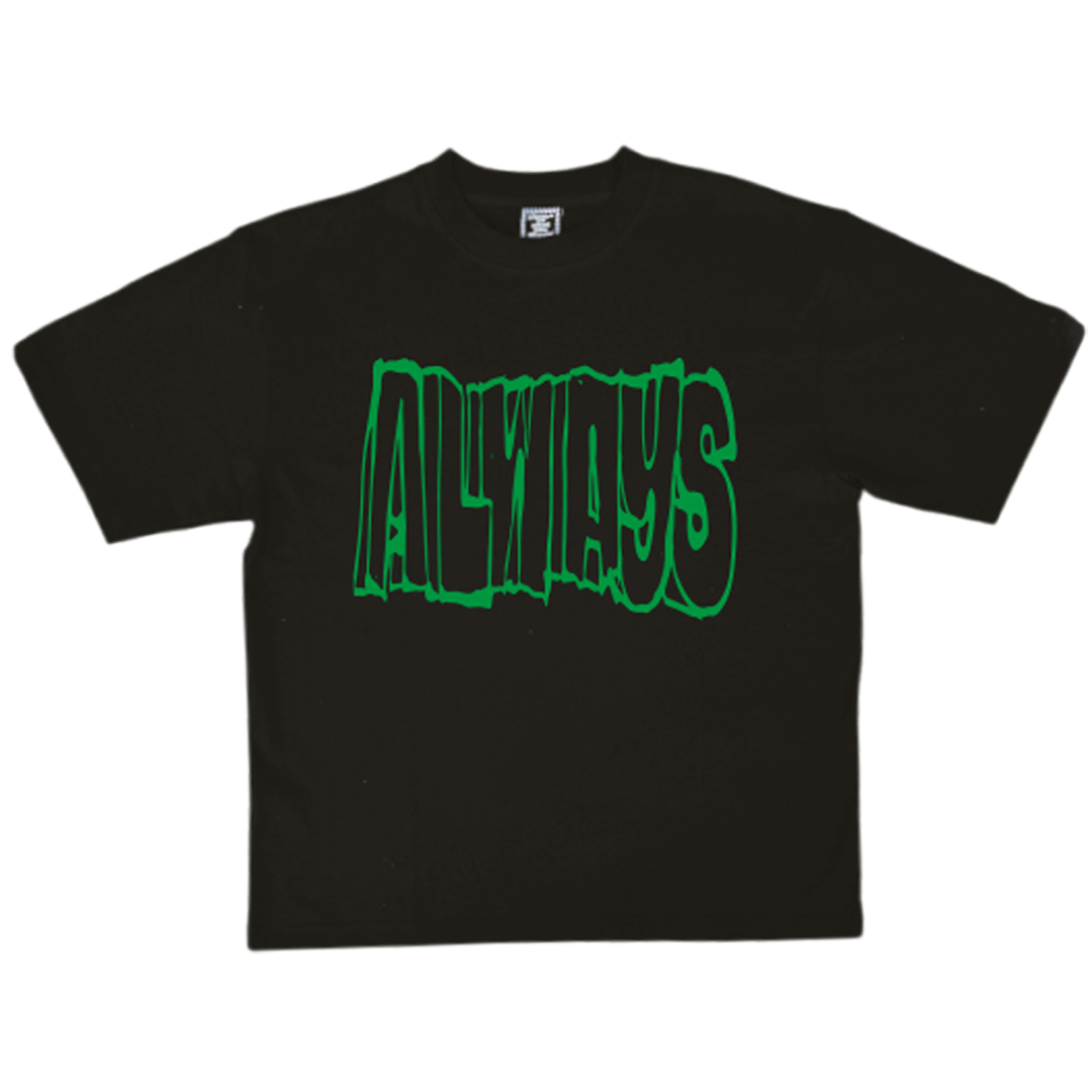 straight up tshirt - black