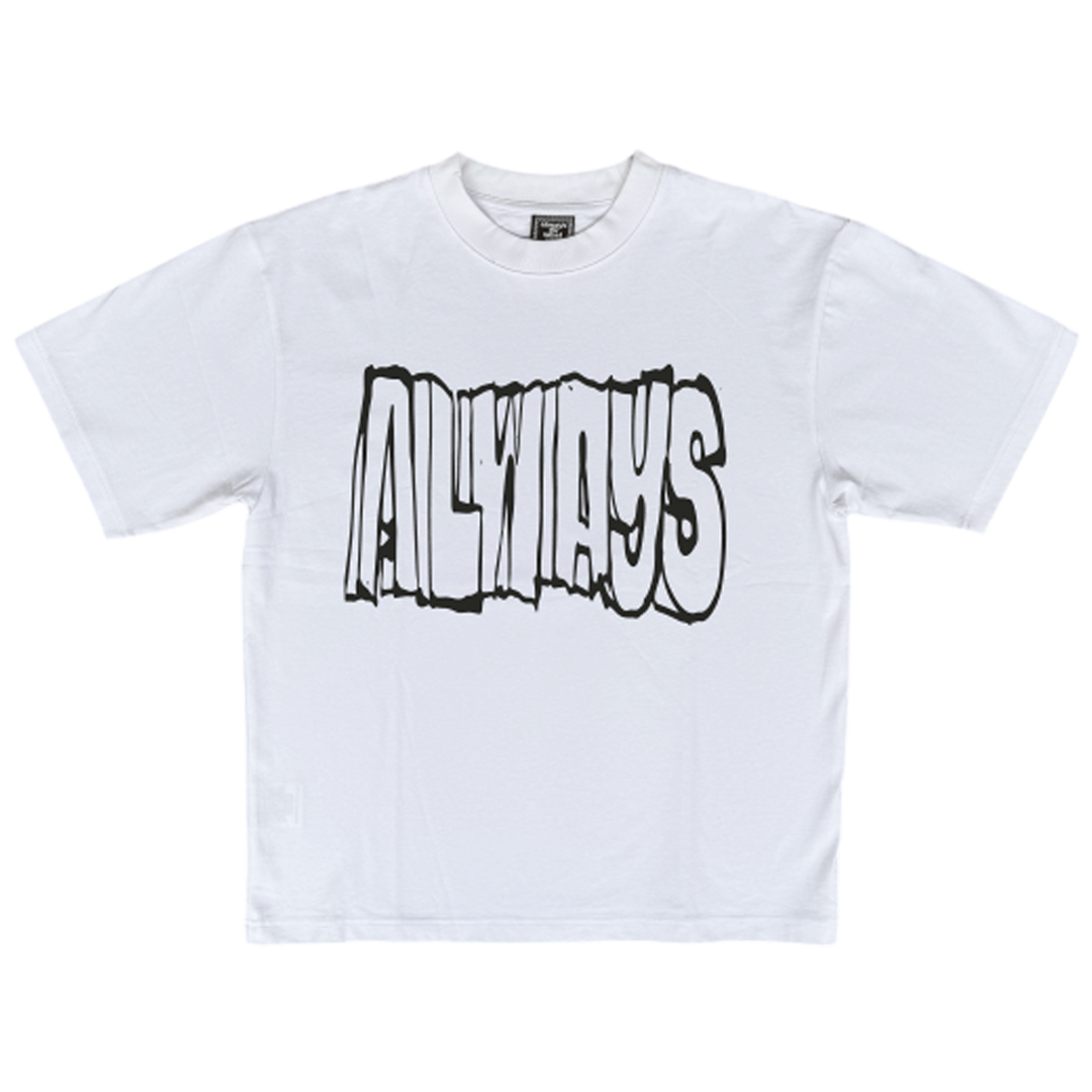 straight up tshirt - white