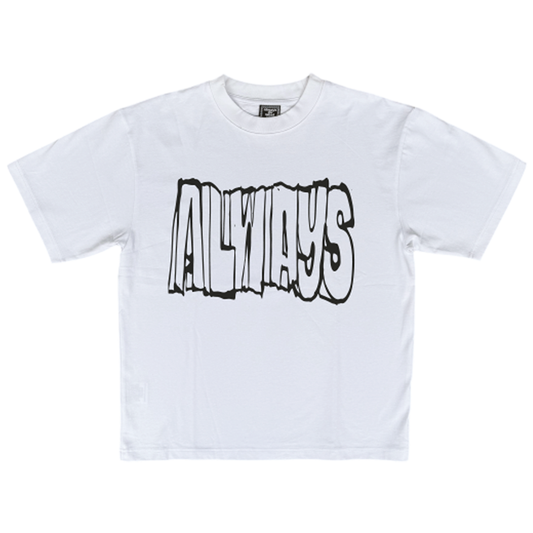 straight up tshirt - white