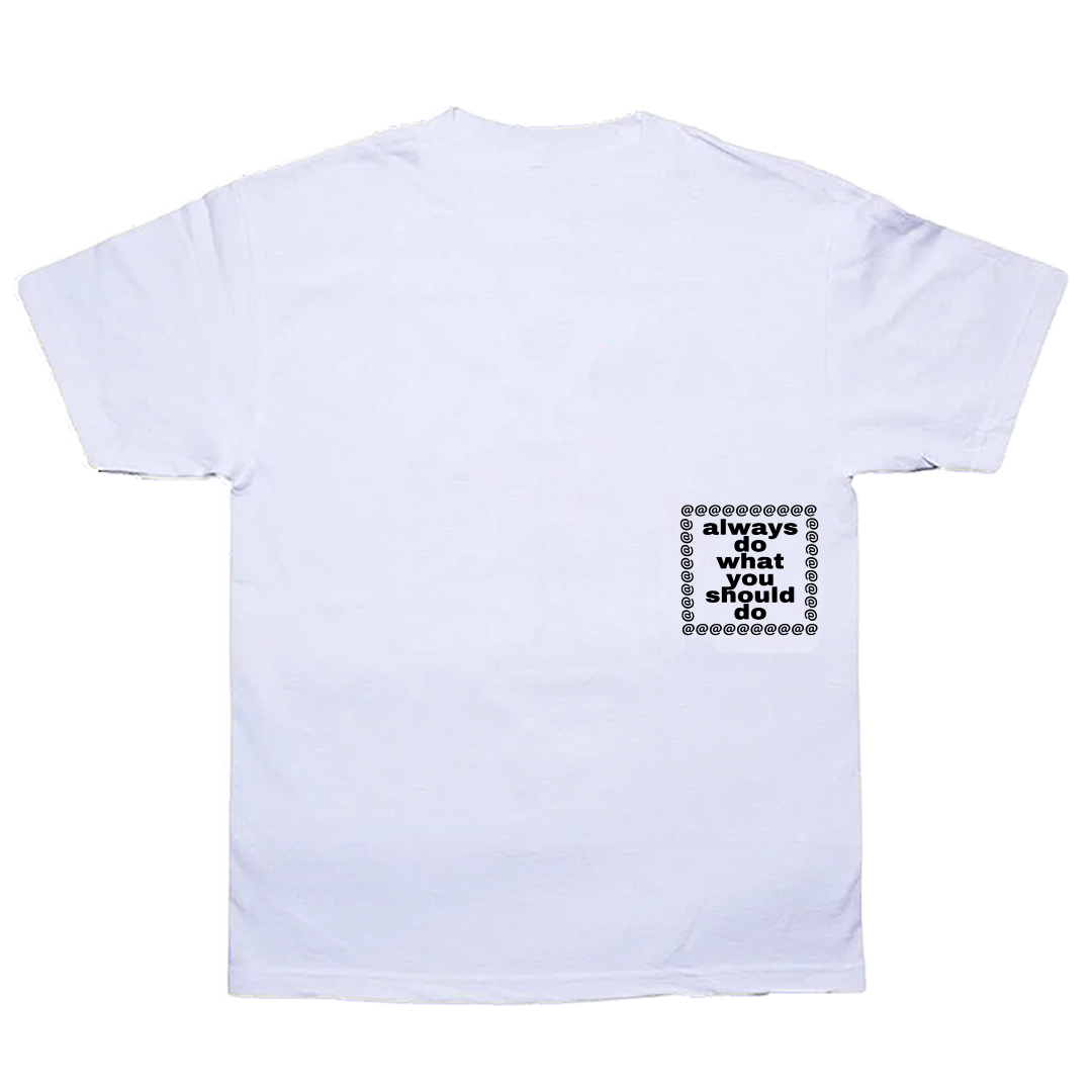 bitmap dragon tshirt - white