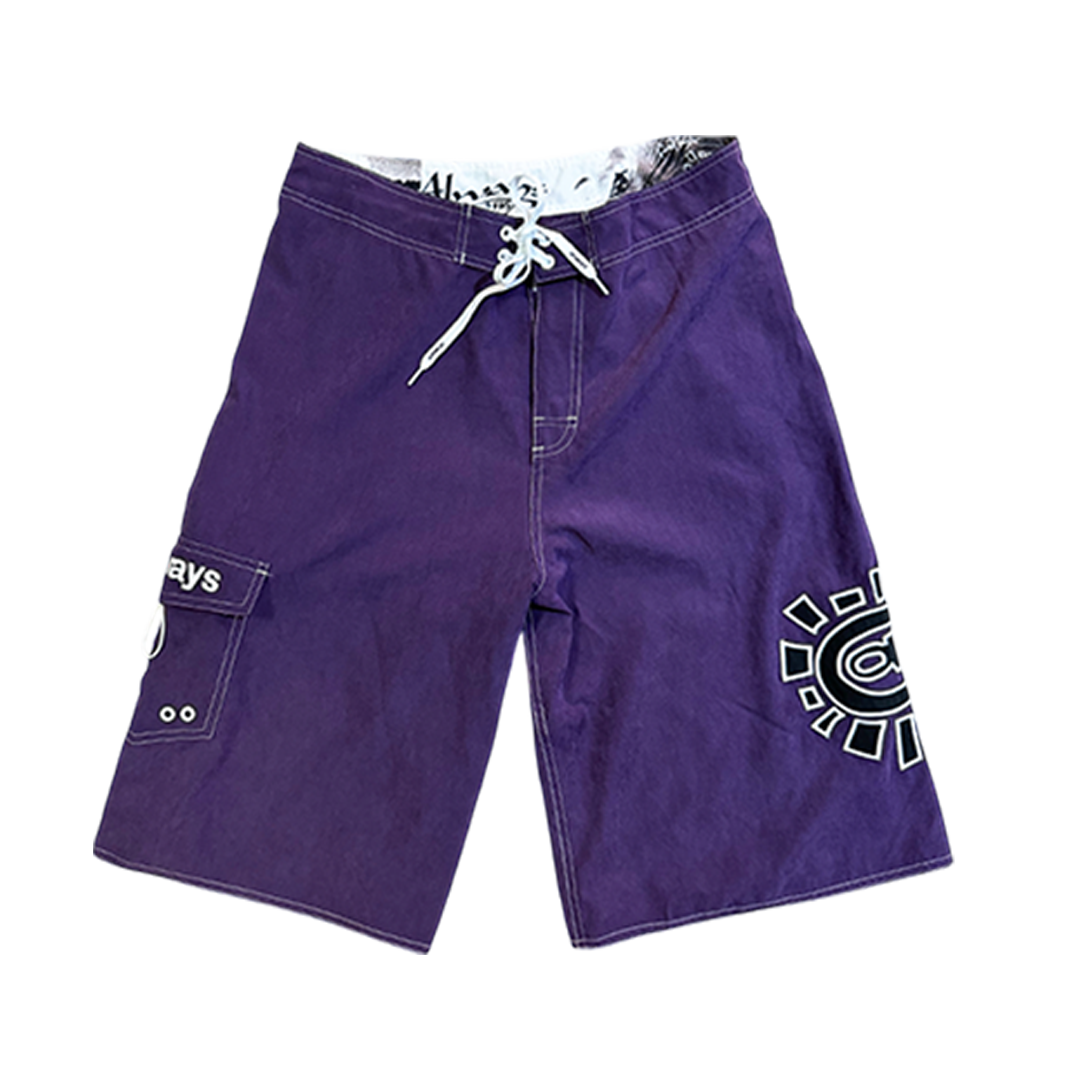 AI board shorts - purple/blue