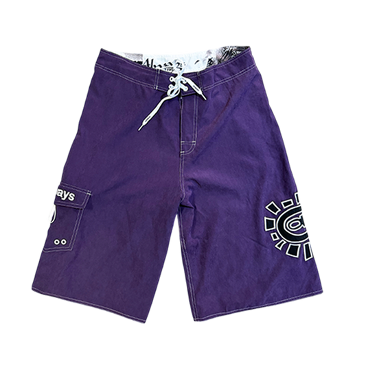 AI board shorts - purple/blue