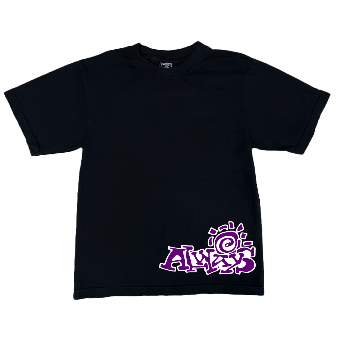 suns out tshirt - black