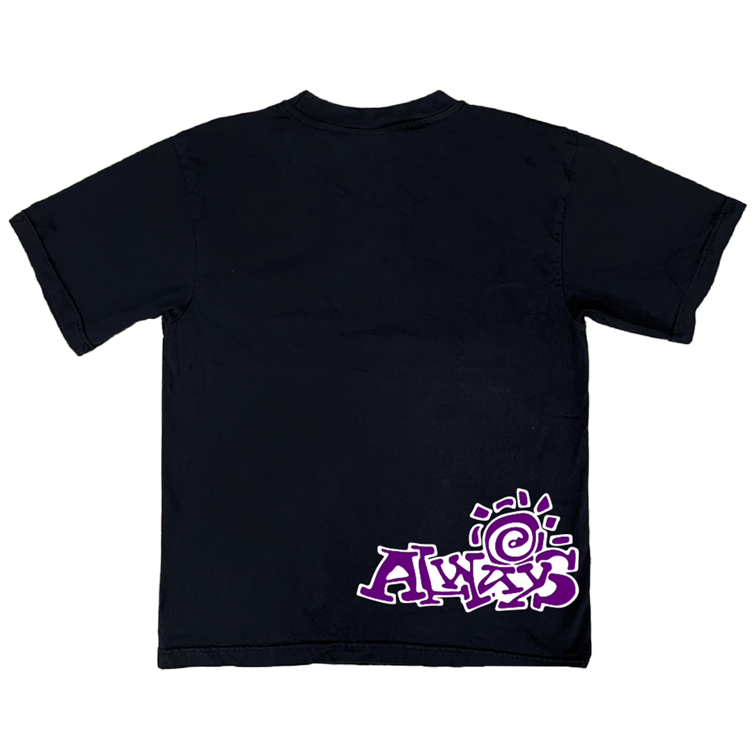 suns out tshirt - black