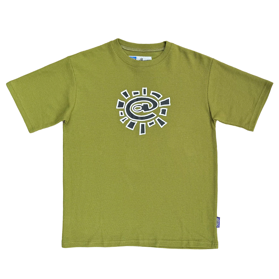 waffle @sun tshirt - gold green