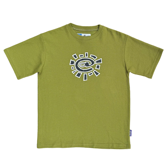 waffle @sun tshirt - gold green