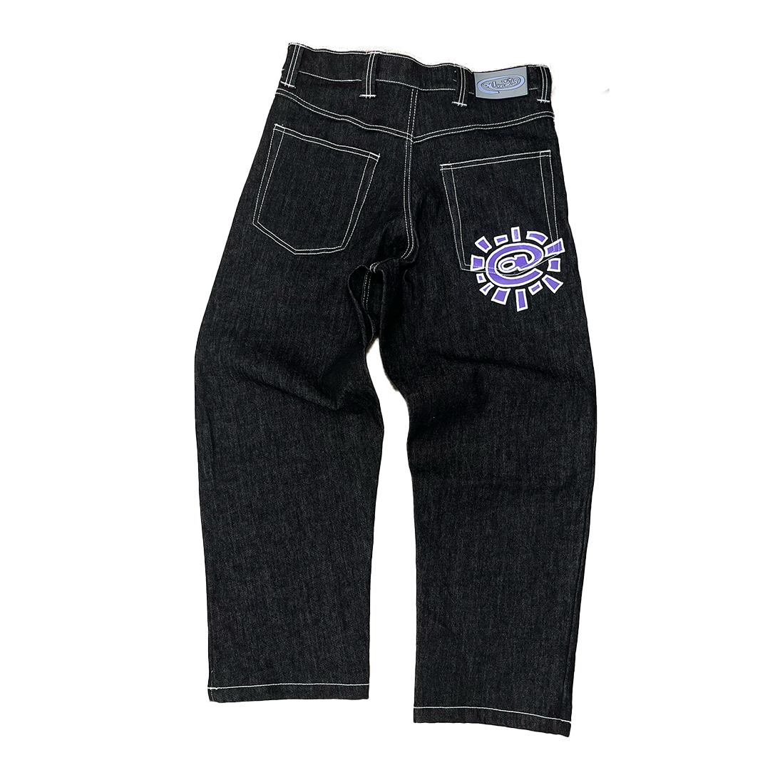 heavy duty unisex denim - purple