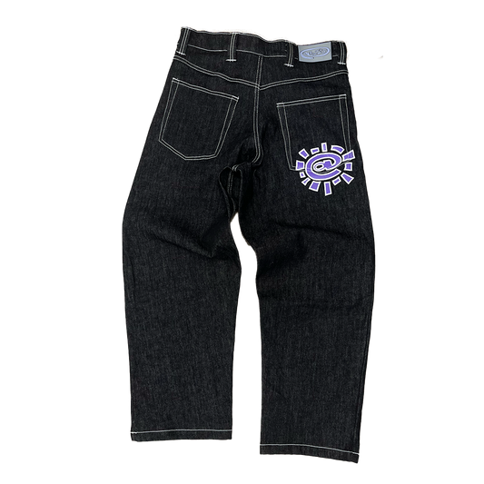 heavy duty unisex denim - purple