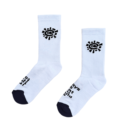 @sun sock - white