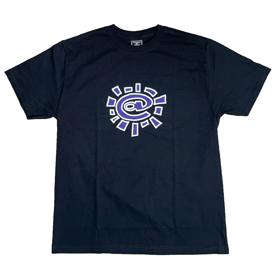 @sun tshirtt - black / purple