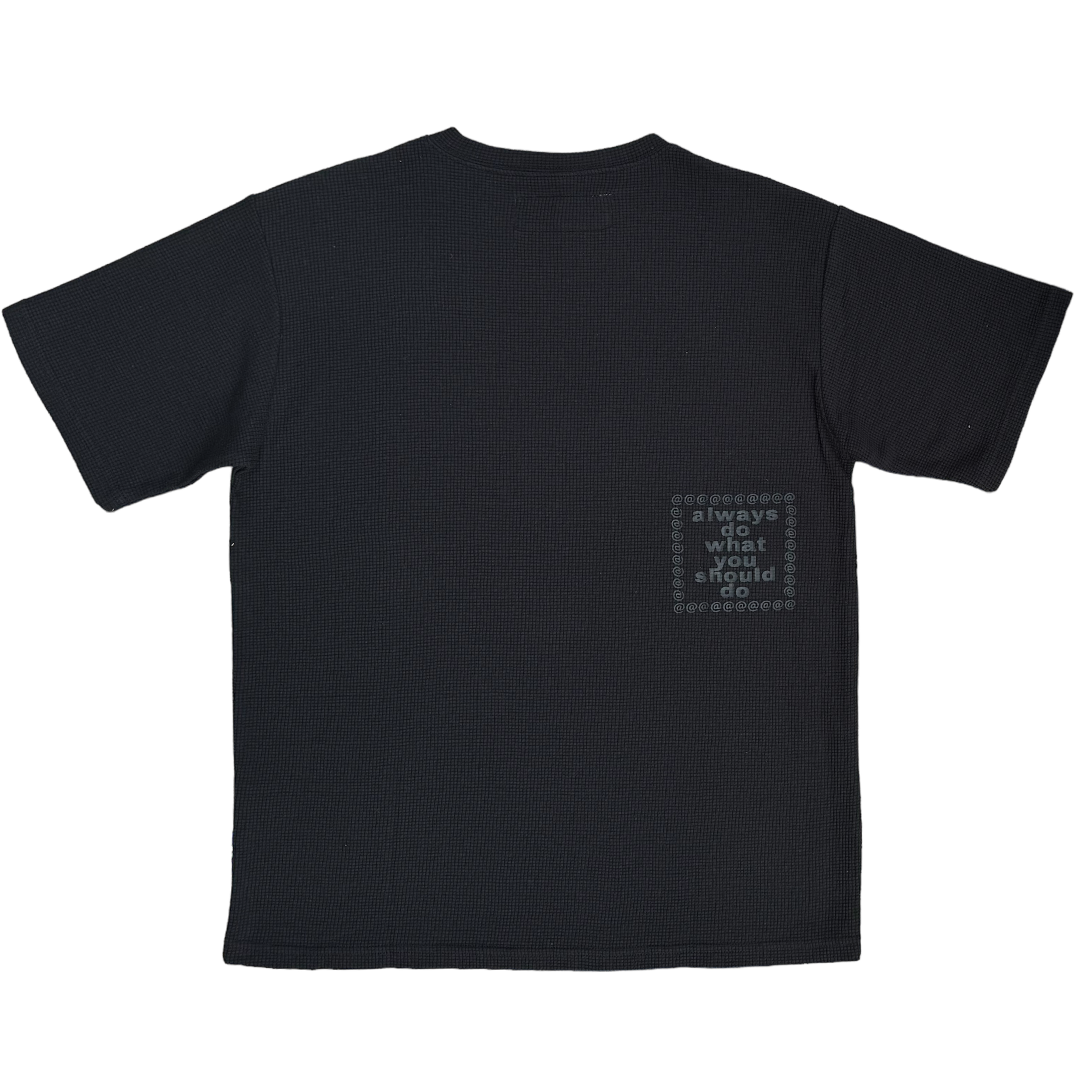waffle @sun tshirt - black